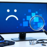 Windows 중지 오류의 코드를 기록하고 발생 원인을 확인하는 모습